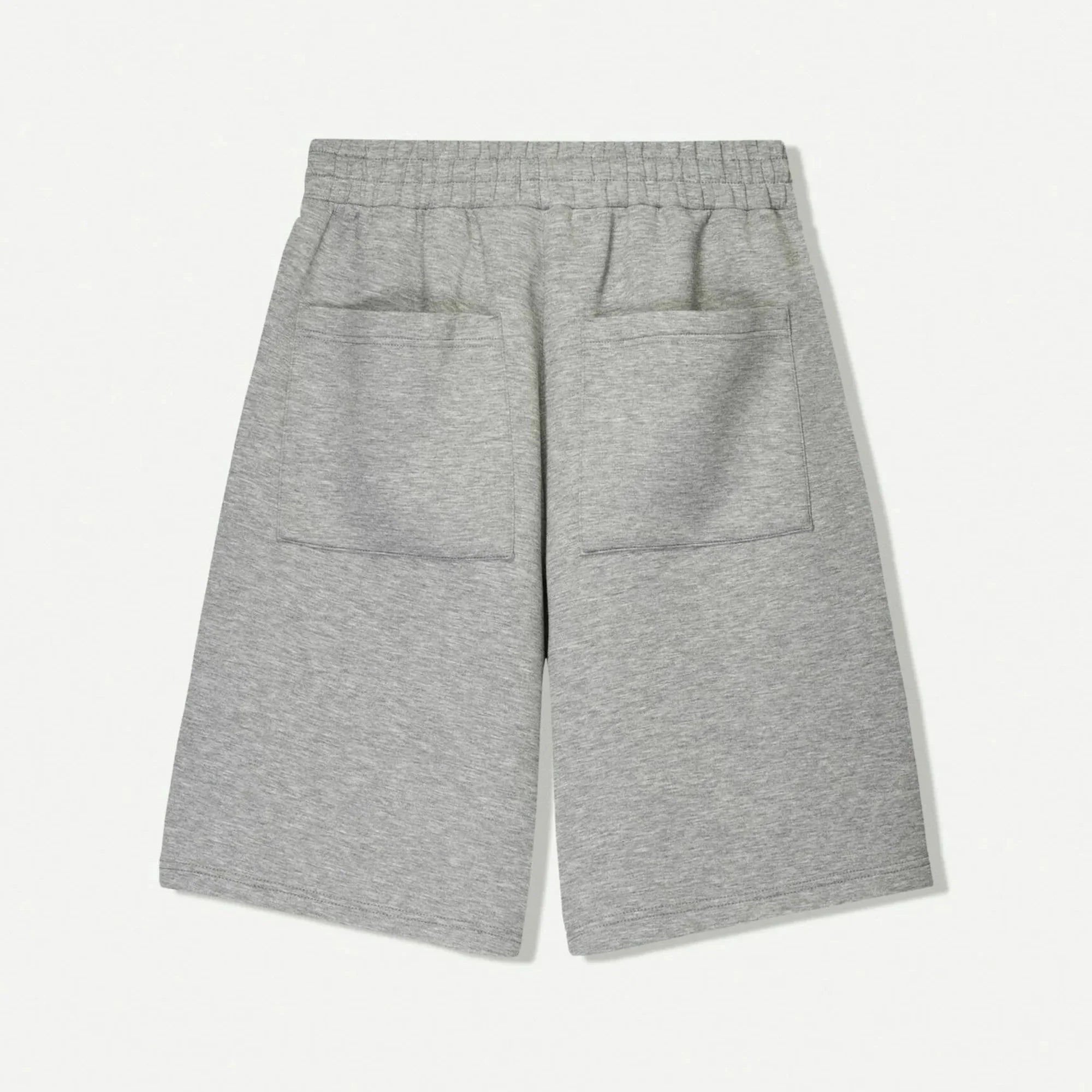 gray jogging shorts