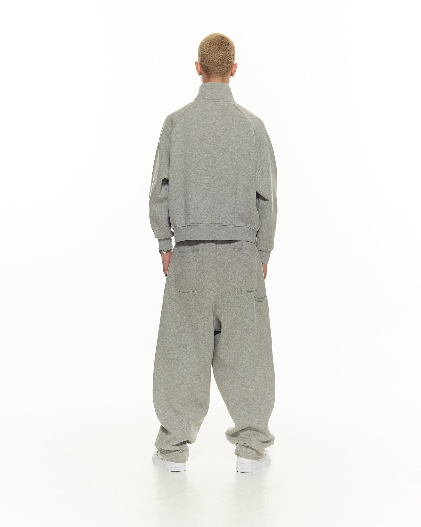 COZY TRACK JACKET – GRAY