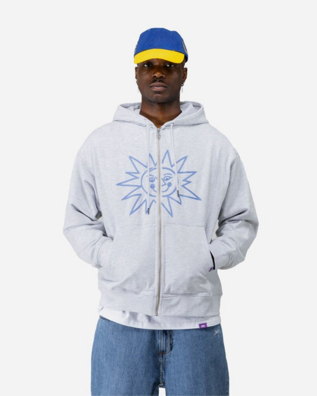 ZENITH HOODIE ZIP - GREY