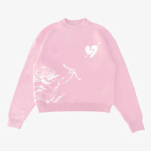 Oversized Knit “Love Arrow”