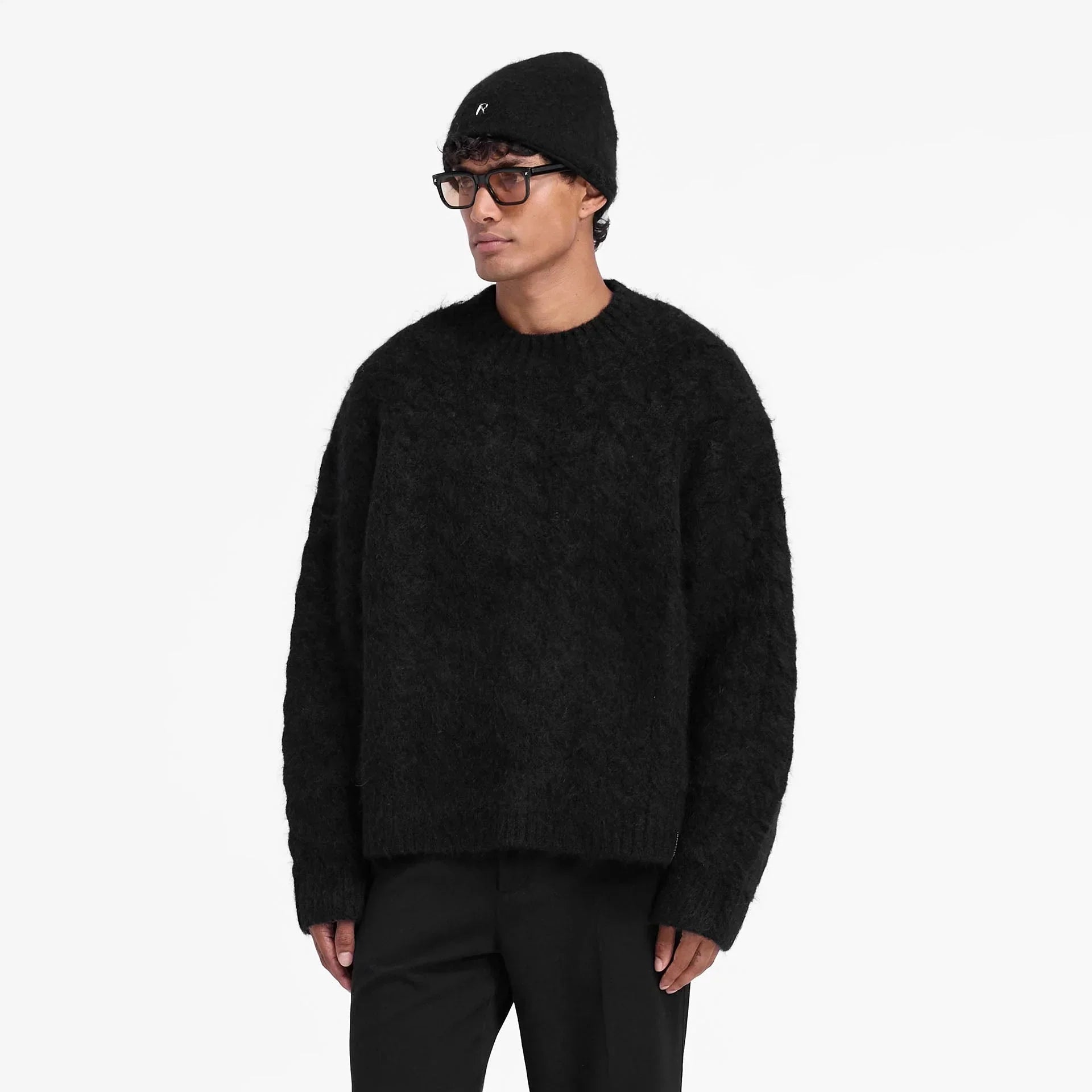 Textured Knit in Blue